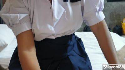 Thai Student - Pov Fuck Old Dress Fuck With Teacher Cum On Her Skirt - upornia.com - Japan - Thailand