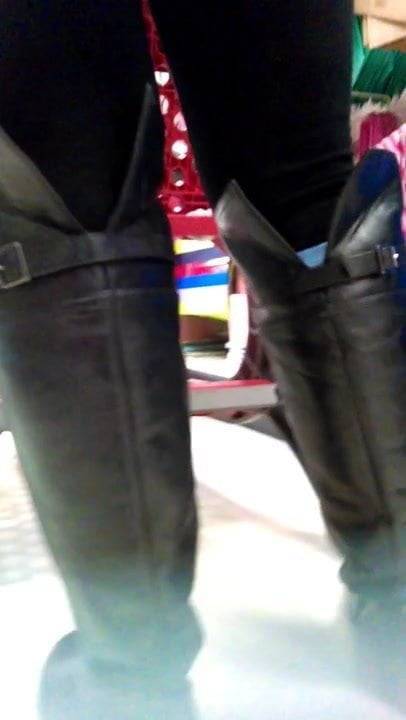 Leather OTK Boots & Leggings - xhamster.com