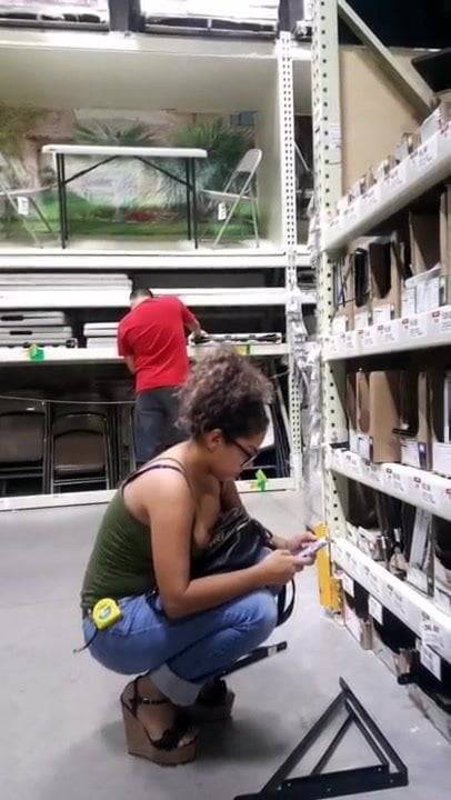 WEDGE HEELS AT HOME DEPOT - xh.video