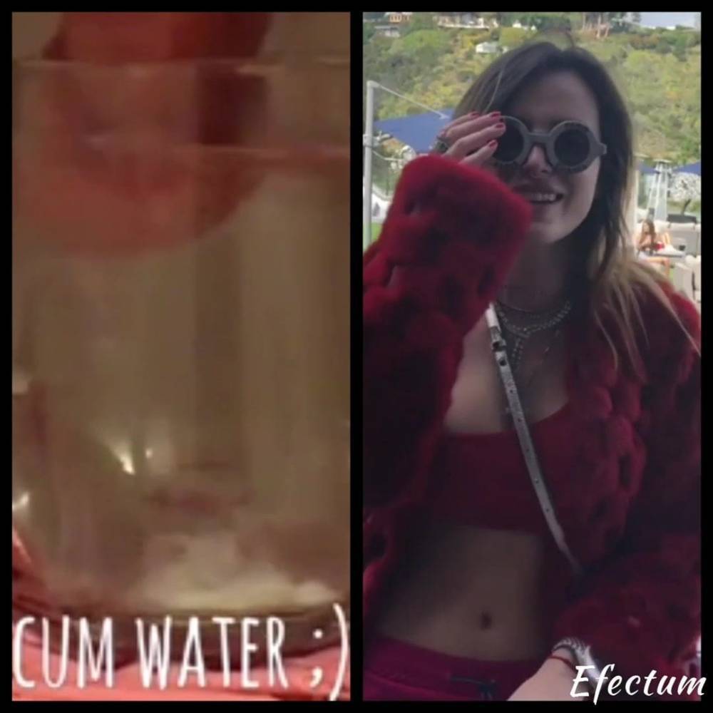 Fan cum on bella thorne drink - xh.video