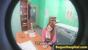 Cocksucking redhead fucked during doctors visit - hdzog.com