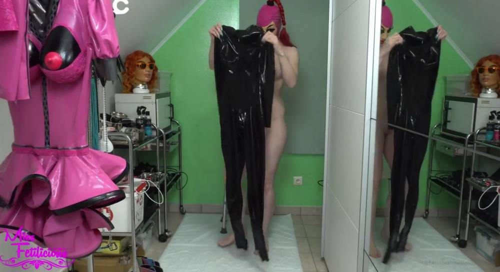 Girl Transforms in Rubber Doll 2 - theyarehuge.com