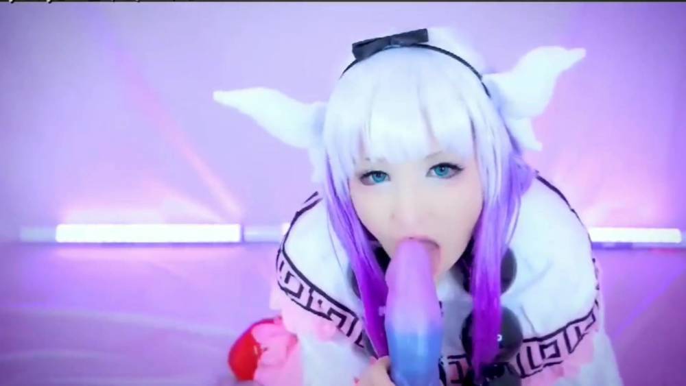 chinese girl cosplay Kanna masturbating - xh.video - China