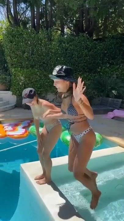Vanessa Hudgens and Stella Hudgens in bikinis on TikTok - xh.video - Usa