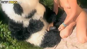 Wild and very dirty sex to award a hero panda - hdzog.com