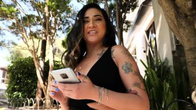 Inked latina making her first anal scene - nvdvid.com