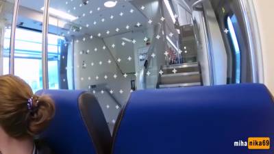 Real Public Blowjob In The Train Pov Oral Creampie By Mihanika69 Mihanika69 - hclips.com