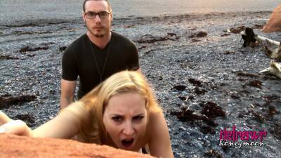 Honey Moon - Nova - Honey - Honey Moon And Delirious Hunter - Amateur Couple Sex On The Beach (nova Scotia) - txxx.com