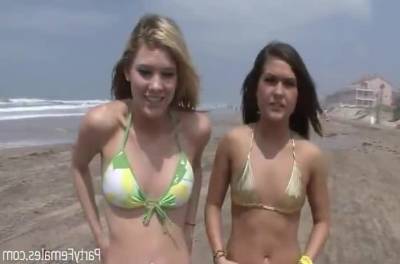 Spring Break - View these stunning girls showing their tits and pussy during spring break party. - sunporno.com