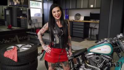 Joanna Angel - Van Wylde - Angel - Winsome tattooed experienced woman Joanna Angel receiving a cumshot - xxxfiles.com - Usa