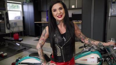 Joanna Angel - Van Wylde - Angel - Winsome tattooed experienced woman Joanna Angel receiving a cumshot - xxxfiles.com - Usa