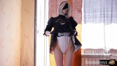 NieR: Automata 2B loves anal and throatpie - veryfreeporn.com