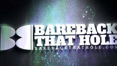 BAREBACKTHATHOLE Hairy Inked DILF Marc Angelo Masturbates - drtuber.com