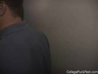 Petite blonde rides college cock at party - txxx.com