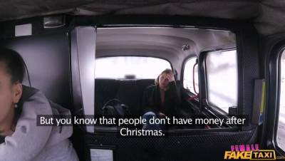 Czech Lesbians Strap On Fun in Taxi - porntry.com - Czech Republic