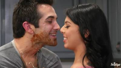 Gina Valentina - Donnie Rock - Food Fight Fuck - porntry.com