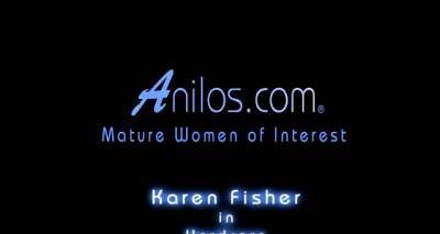 Karen Fisher - Luscious mature darling Karen Fisher's hole gets hammered - drtuber.com