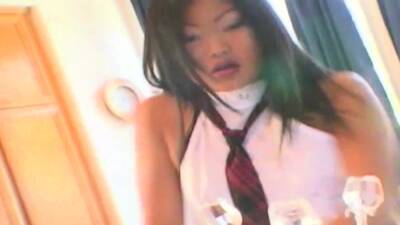 Asian Teen Lets 2 Guys Cum Inside Her - nvdvid.com