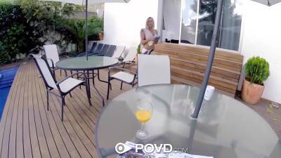 Blonde Teen Anal Fucked Poolside - upornia.com