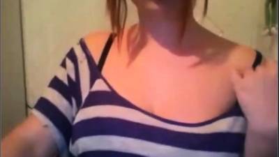 German Redhead Big Titts on webcam - icpvid.com - Germany