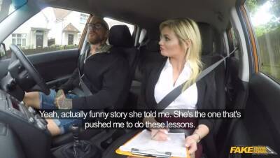 Katy Jayne - Dean Van Damme - Failed test leads to back seat sex - porntry.com