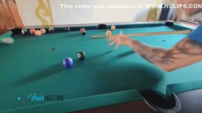 Kate Truu - Riski Fucking On The Pool Table With Blonde Cutie - hclips.com