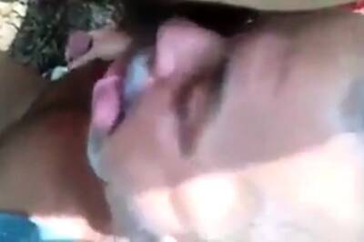 Daddy bear sucking cock in forest - nvdvid.com