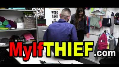 MILF thief lets a LP officer to fuck her - drtuber.com