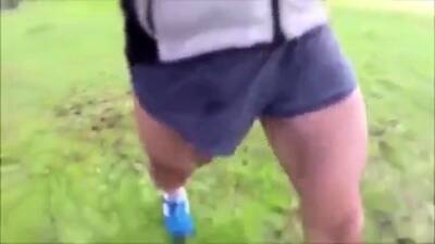 Runner guy cumshot on park - nvdvid.com