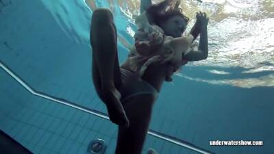 Beautifully Dressed Underwater Babe Lucy Gurchenko - hclips.com