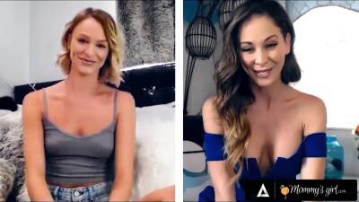 MOMMYSGIRL Thirsty Emma Hix And Stepmom Cherie DeVille Share Their Wet Pussy On Cam - txxx.com