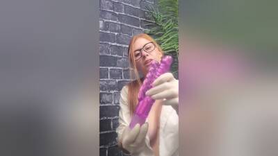 Ginger Asmr - Ginger Asmr - 7 September 2021 - Testing New Double Penatrating Toy - hclips.com