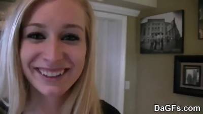 Innocent blonde schoolgirl gets fucked and facialized - pornoxo.com