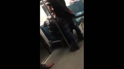 Asian twink get's BJ from older man in a subway - drtvid.com