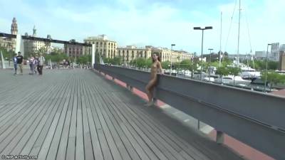 Jenny L In Jenny Gets Naked In Barcelona - Public Nudity - upornia.com