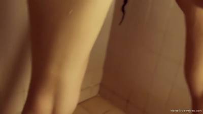Cute Girlfriend Takes Her Boyfriends Cock Up Her Ass In The Shower - upornia.com