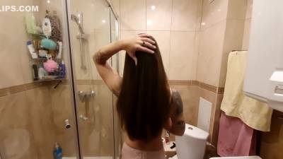 Classic Hairjob Blowjob Very Long Silky Hair - hclips.com