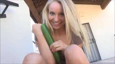Staci Carr - Staci - Teen Starlet Staci Carr Fucks Herself With Huge Cucumber - upornia.com