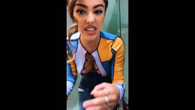 Malu Trevejo live nip slip on Instagram - drtvid.com