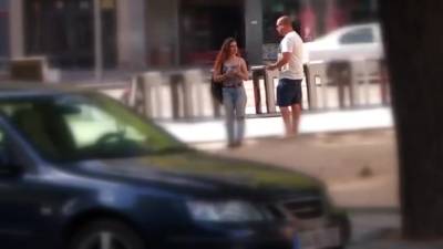 Picking Up A Girl In The Street To Fuck A Latino Stud - upornia.com - Spain