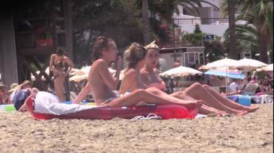 Topless Beach Trio - BeachJerk - hclips.com