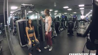 Ashley Adams - Ashley Adams Fucked Her Buff Personal Training Whilst Her Cuckold Husband Wat - upornia.com