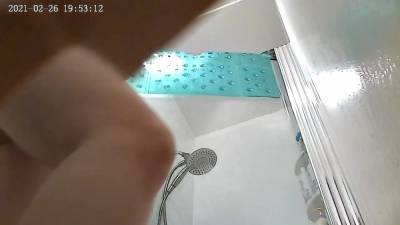 Real amateur Japanese wife in shower - voyeurhit.com - Japan