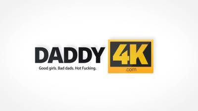 DADDY4K. Stud catches daddy fingering his girl and quickly joins them - hotmovs.com