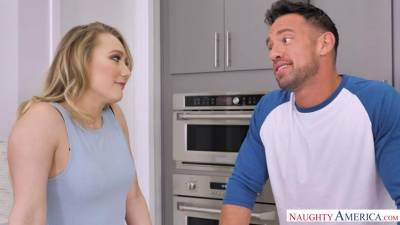 A.J. Applegate Whips Up a Creampie From a Married Man - mywifeshotfriend - hotmovs.com