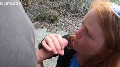 Outdoor Risky Public And Fuck With Amateur Redhead - hclips.com