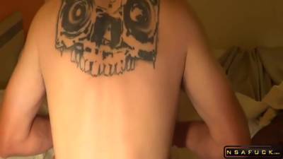 Tattooed Guy Fucked Full-bosomed Amateur Whore - hclips.com