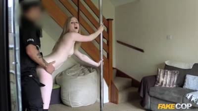 Monty - Pole Dance Slut Fucks Uniformed Cop - veryfreeporn.com