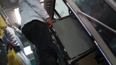 Japanese beauty Upskirt In Bus - sunporno.com - Japan