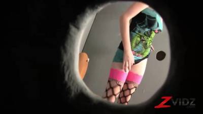 Trashy BJ Redhead Zoey Nixon Sucks Dick Through Gloryhole - hotmovs.com